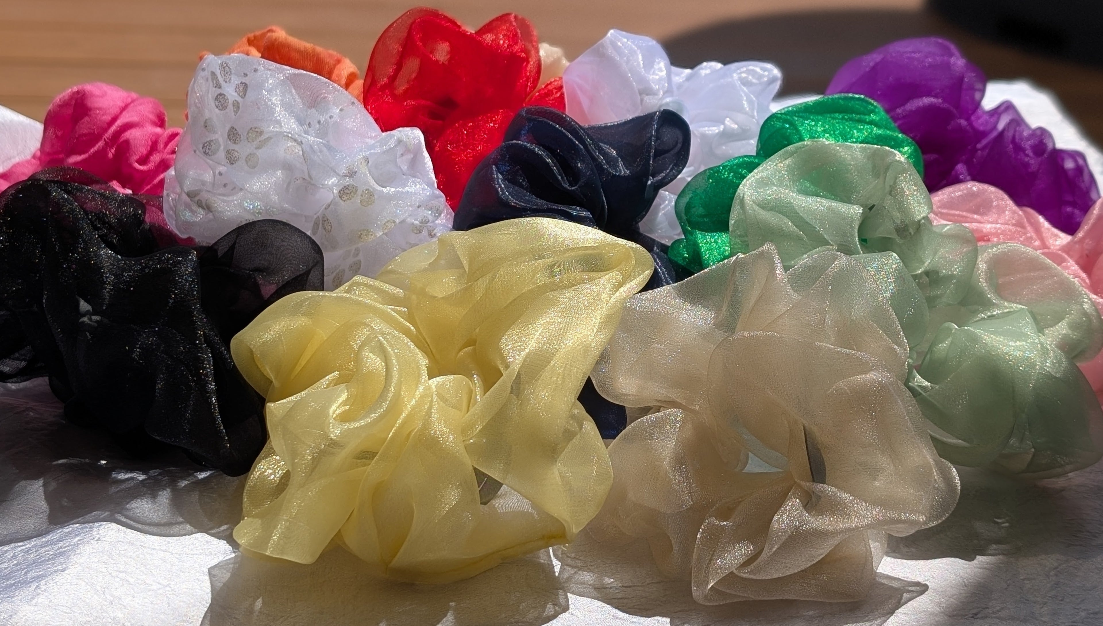 Organza Scrunchies