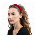 Red Velvet Padded Headband