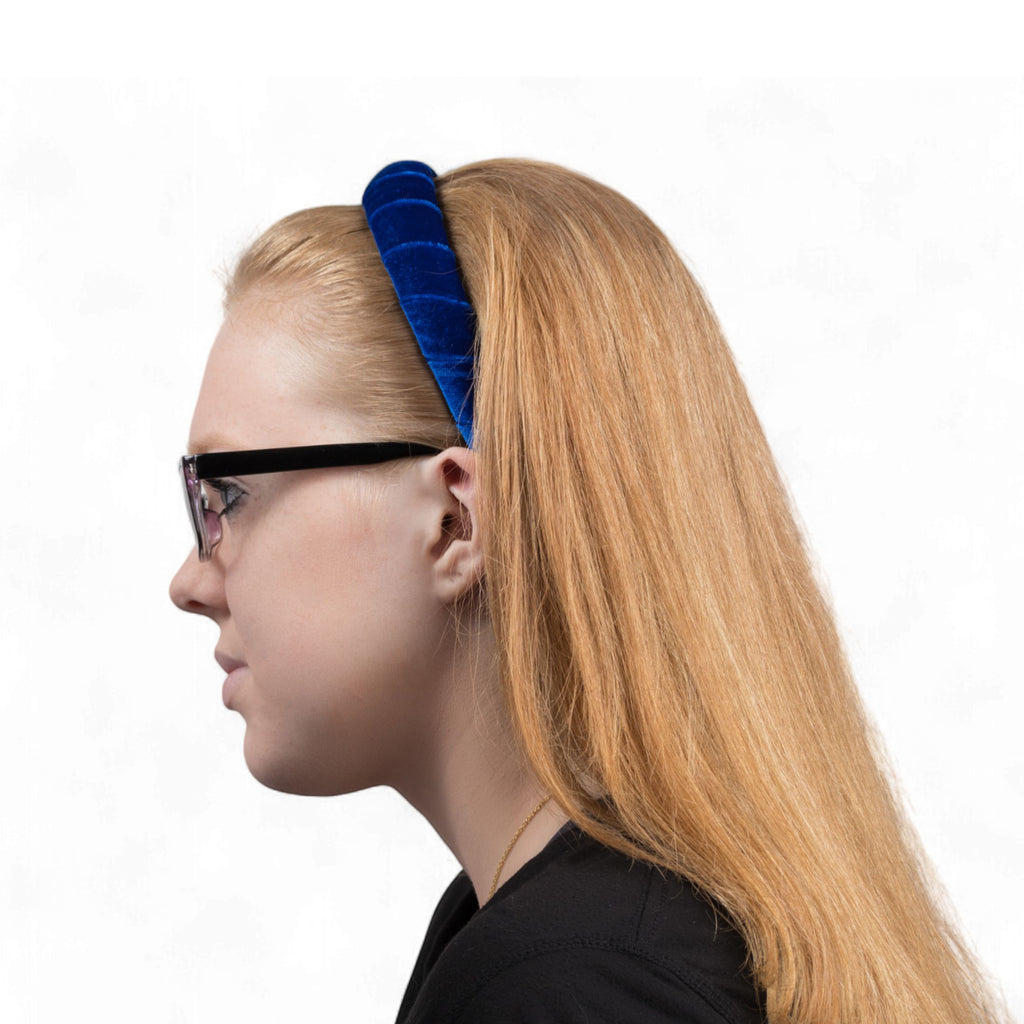 Royal Blue Velvet Headband