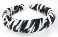 Zebra Pattern Velvet Padded Headband