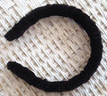 Black velvet headband