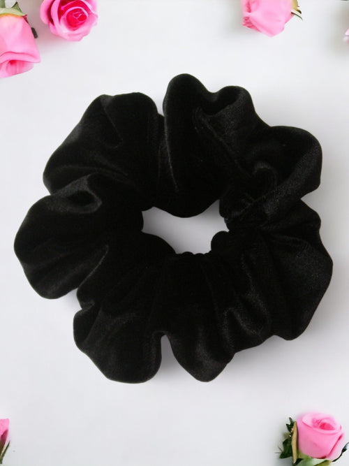 Black Velvet Scrunchy - Regular