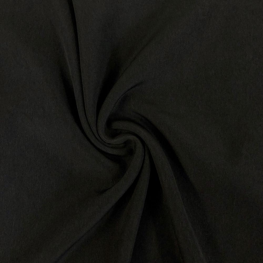 Black peachskin hair scrunchies