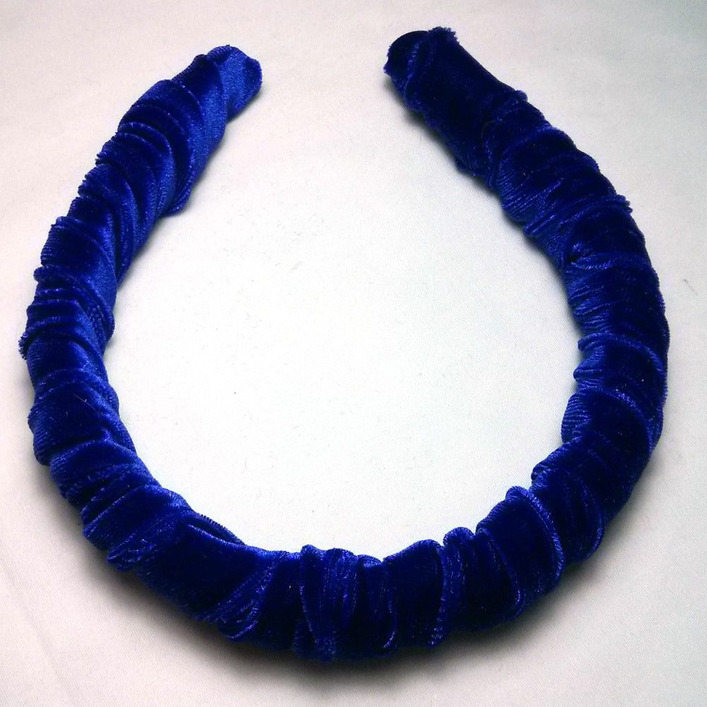 Royal Blue Velvet Headband