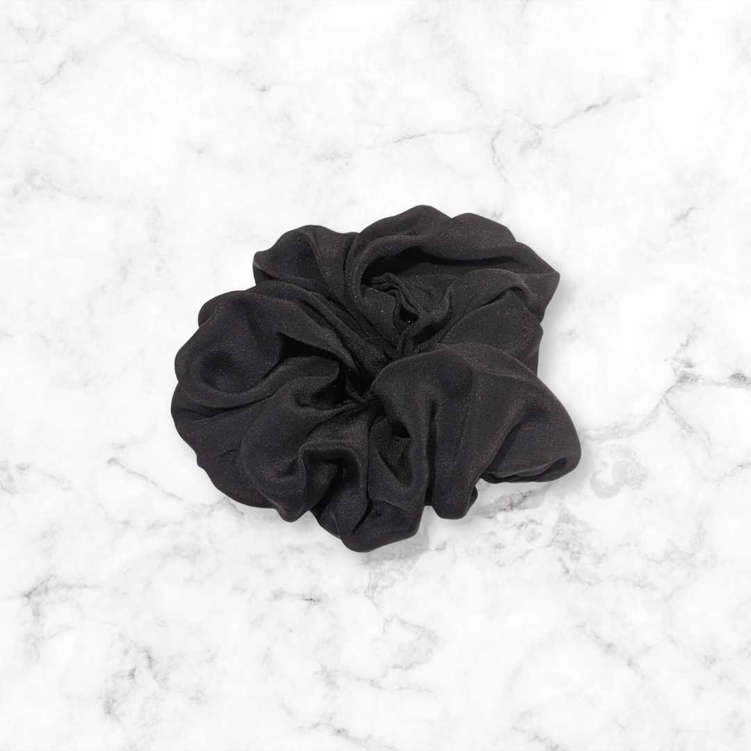 Black Silk Crepe de Chine