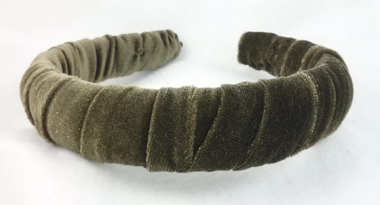 Olive Green Velvet Headband
