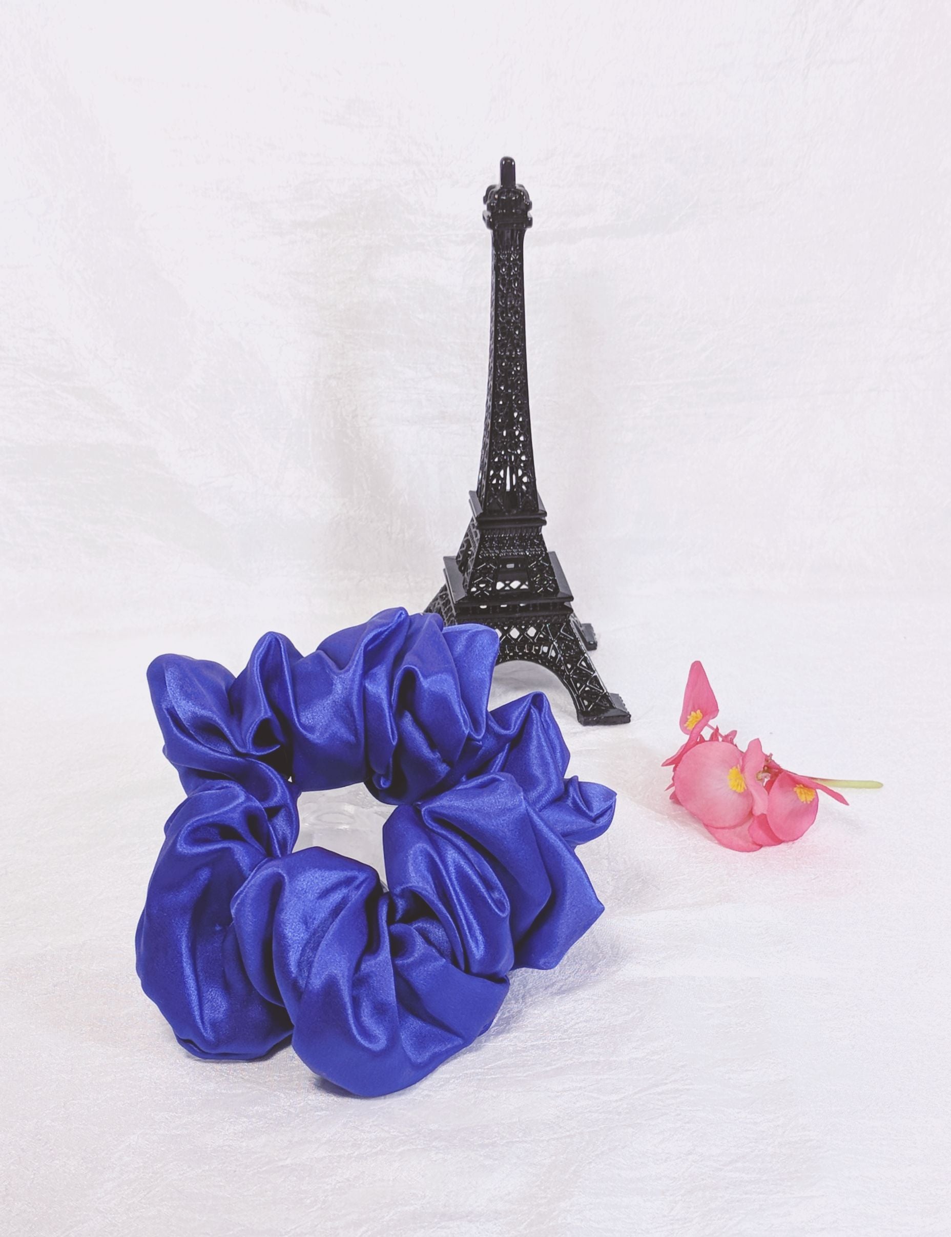 Purple Silk Charmeuse Scrunchy - Full