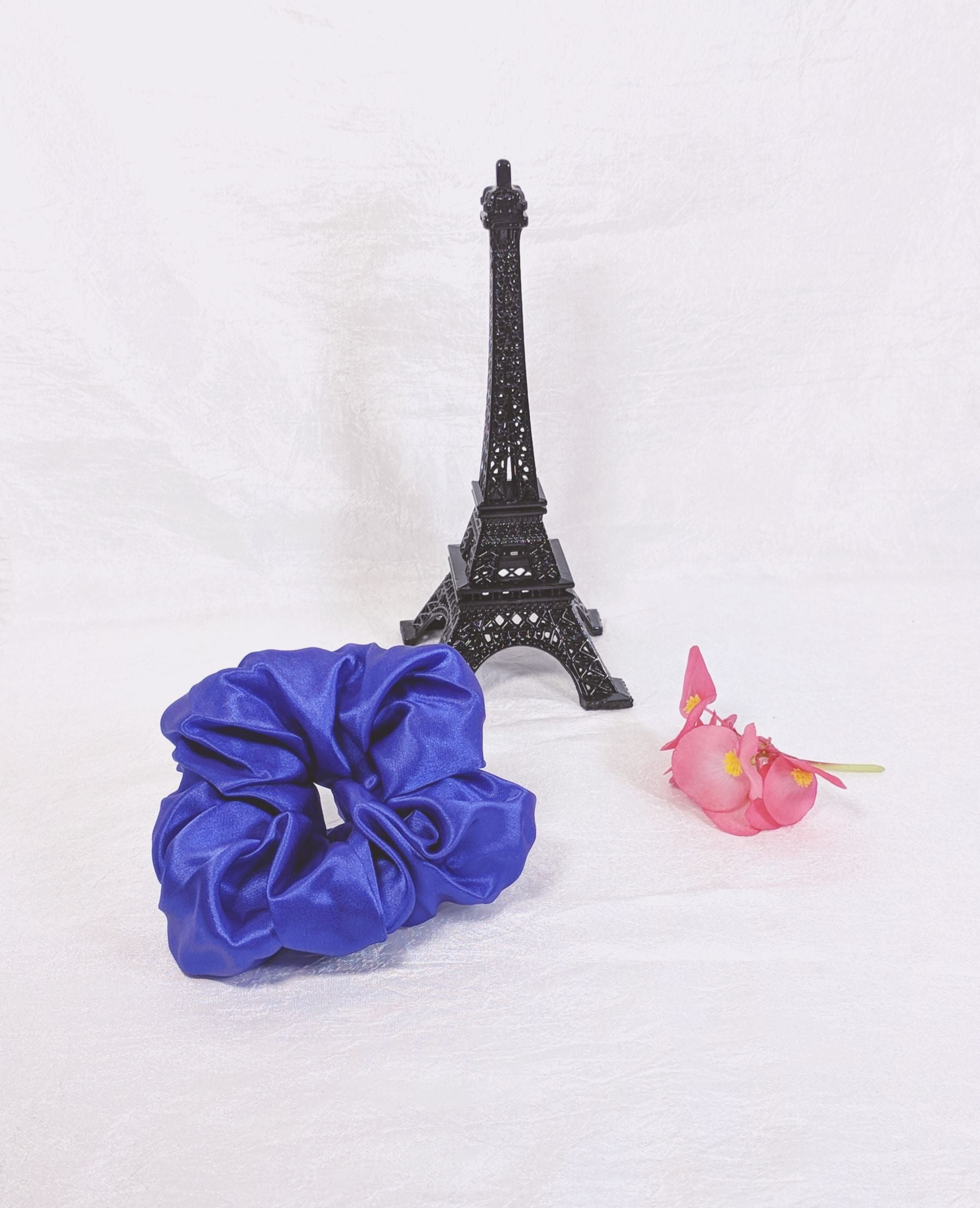 Purple Silk Charmeuse Scrunchy - Regular
