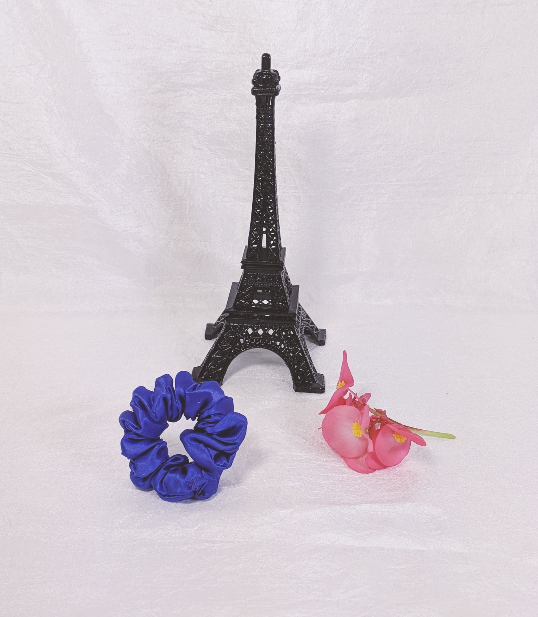 Purple Silk Charmeuse Scrunchy - Twiggy Scrunchies