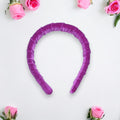 orchid velvet headband