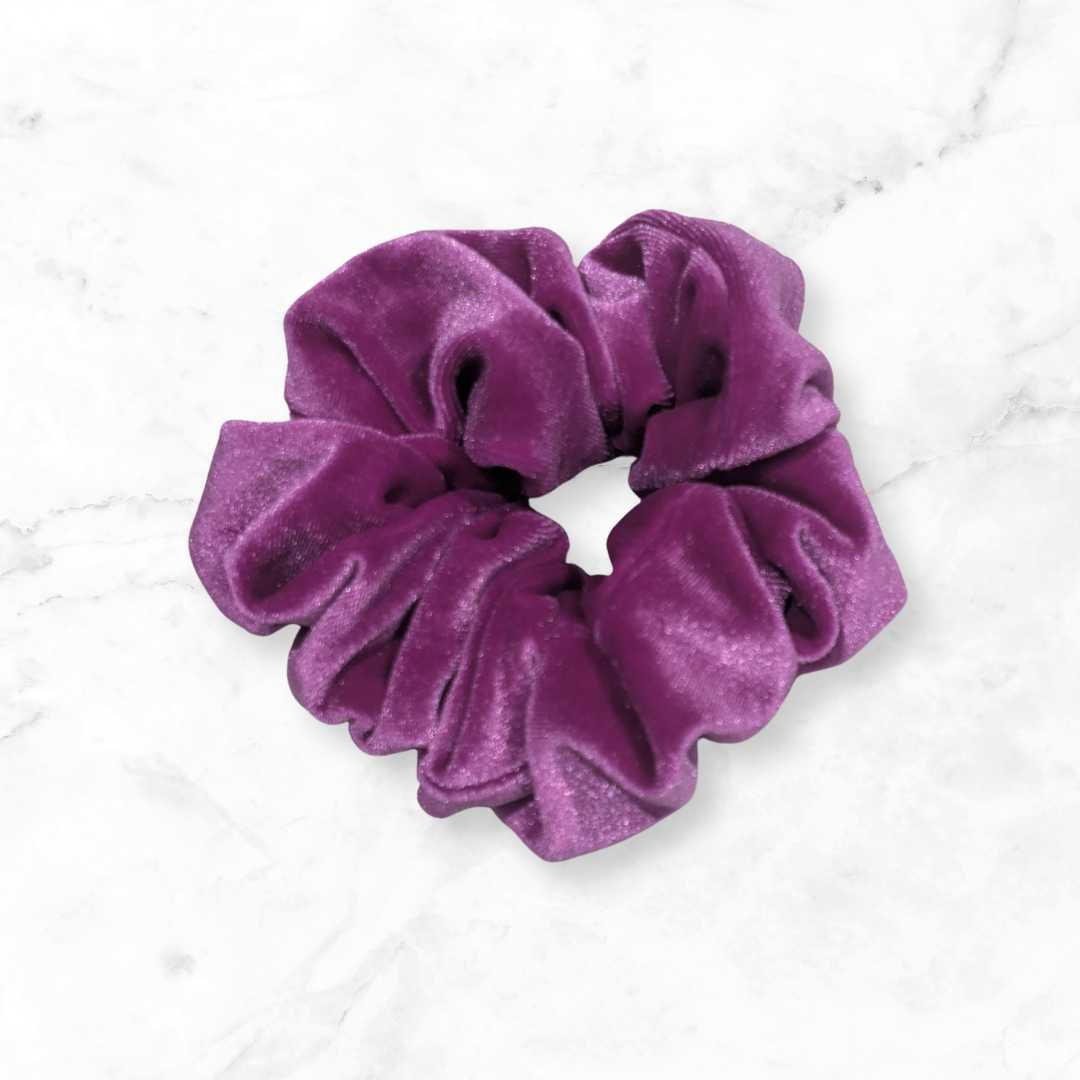 Orchid Velvet Hair Scrunchies