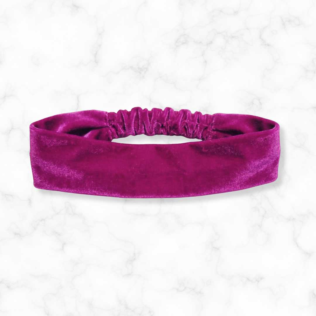 Handcrafted Stretch Velvet Headband