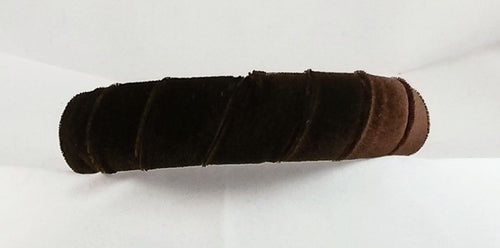 brown velvet headband