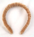 gold velvet headband