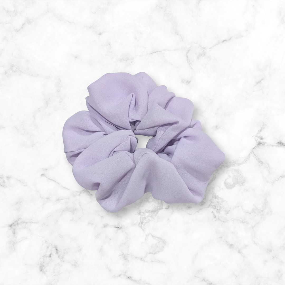 Lilac Georgette Scrunchy