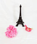 Neon Pink Velvet Scrunchy - Regular