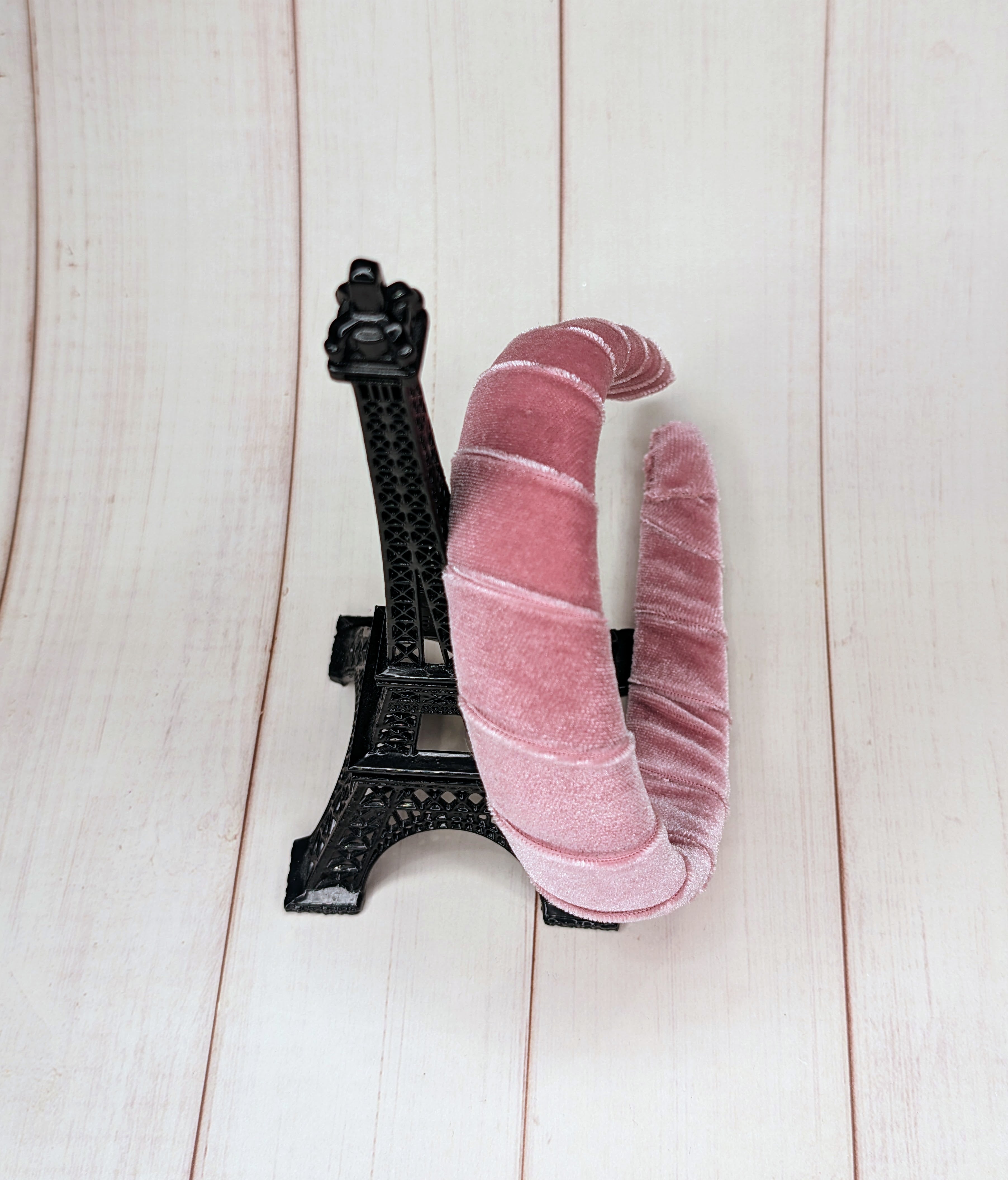 dusty rose velvet headband