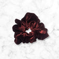 Rust Velvet Scrunchies