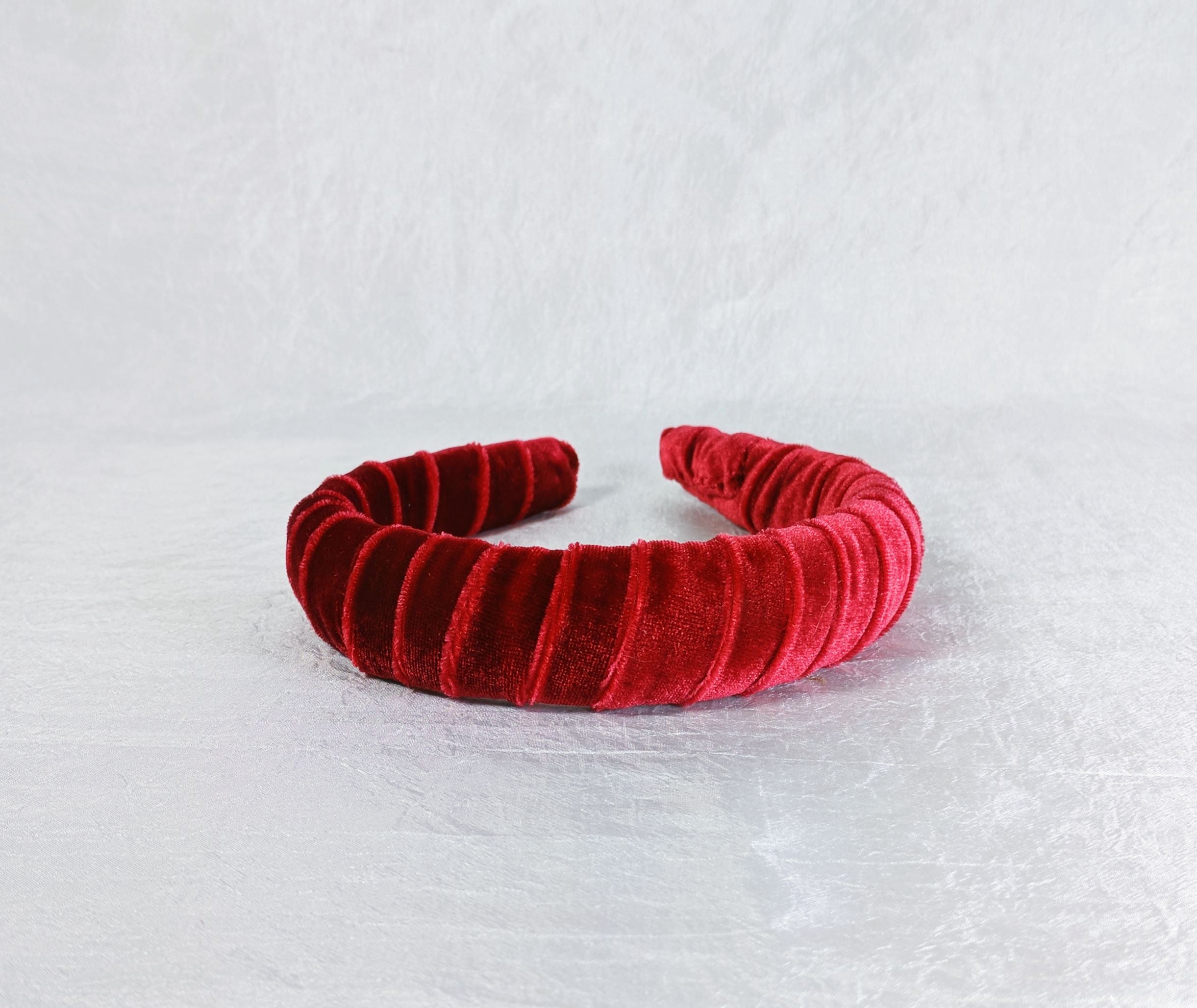 Red Velvet Padded Headband