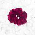 Red Velvet Hair Scrunchies