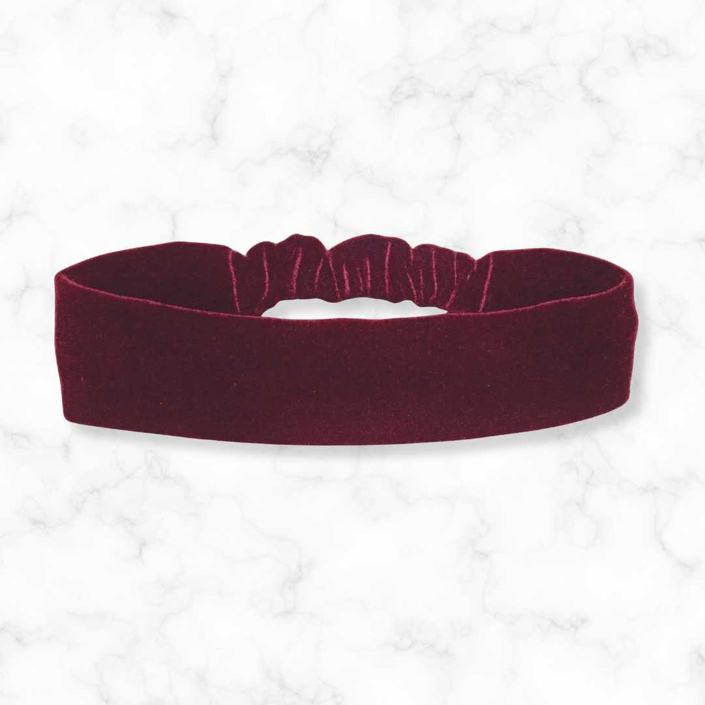 Handcrafted Stretch Velvet Headband