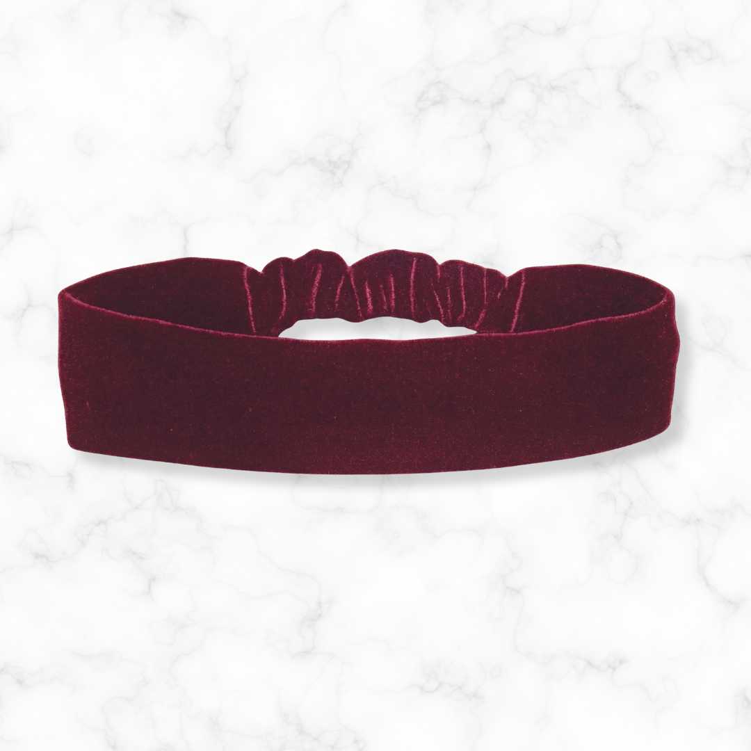 Handcrafted Stretch Velvet Headband