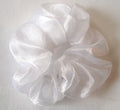 Luminous White Organza Scrunchy - Bridal & Wedding Perfect - Regular