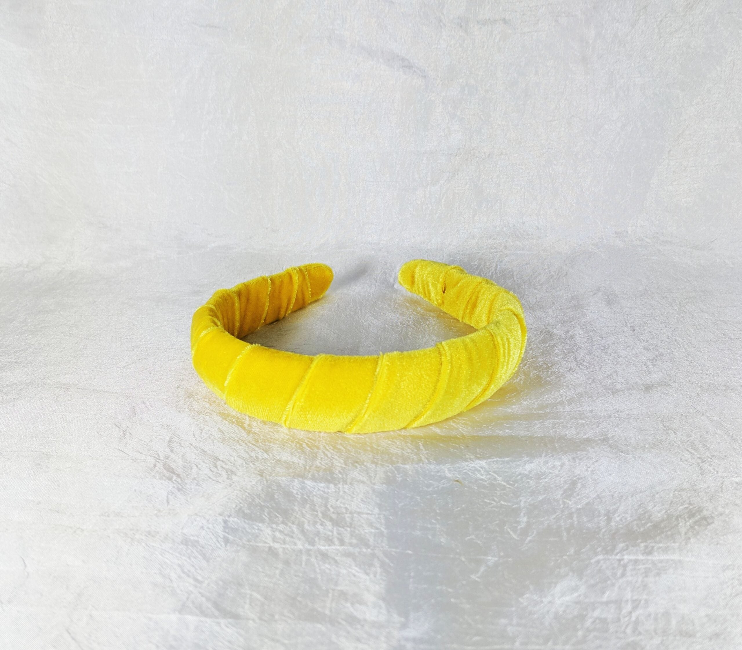 Yellow Velvet Headband