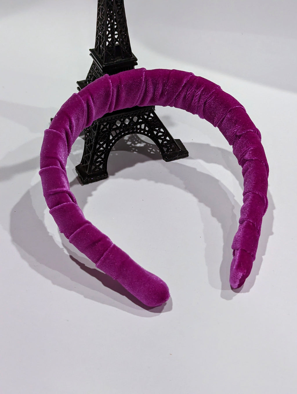 orchid velvet headband