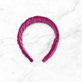 Magenta Velvet Padded Headband