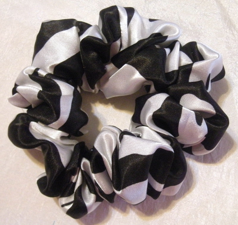Zebra Satin Scrunchy - Full