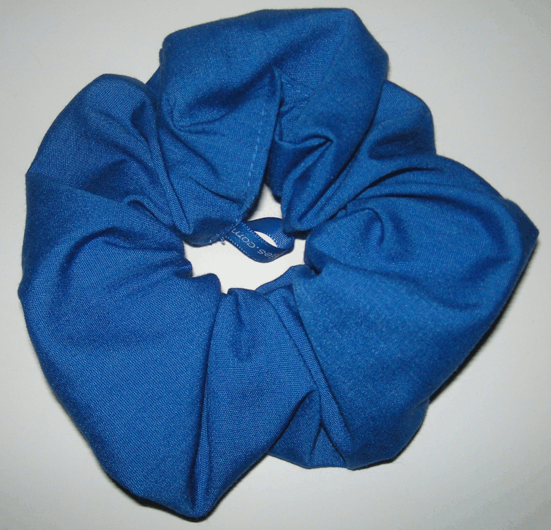 Royal Blue Scrunchy - Large