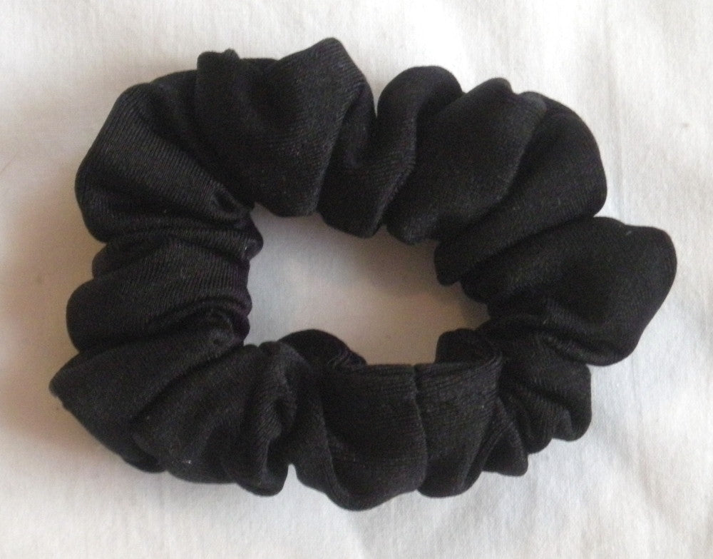 Black Sports Scrunchy - Twiggy Scrunchies