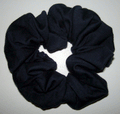 Navy Blue Jersey Hair Scrunchy - Regular