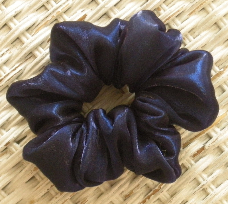 Unleash Your Inner Mermaid with Penny's Boutique ® Iridescent Indigo Scrunchie! - Regular