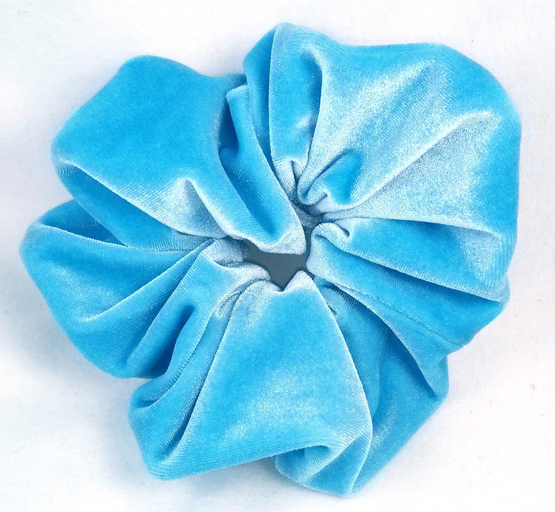 Light blue velvet - Large