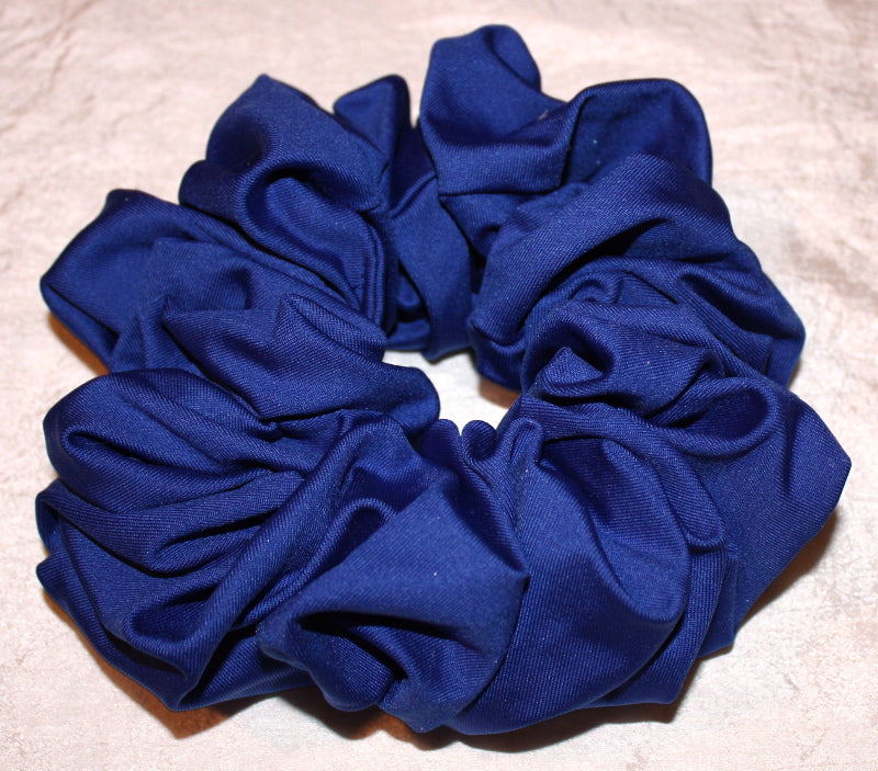Royal Blue Sports Scrunchy - Jumbo
