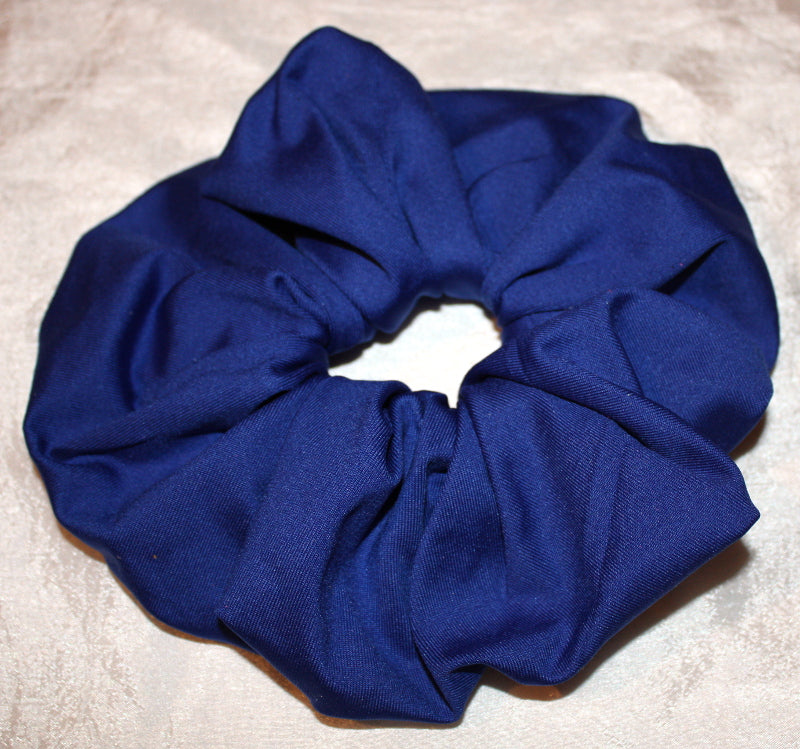 Royal Blue Sports Scrunchy - Large