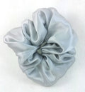 Dove Gray Silk Charmeuse Scrunchy - Regular