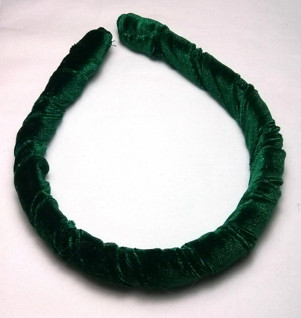 Kelly Green Velvet Headband