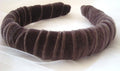 Charcoal Velvet Headband
