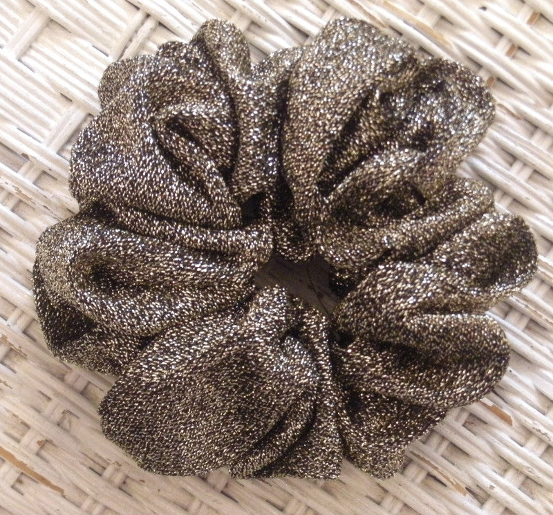Marcasite Sparkly Hair Scrunchies - Jumbo