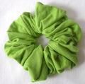 Lime Cotton Jersey Hair Scrunchy - Regular
