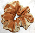 Gold Velvet Hair Scrunchies - Regular