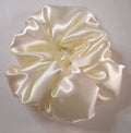 Ivory Charmeuse Scrunchy - Regular