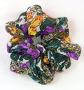 Azalea Floral Crinkle Chiffon Scrunchy-Regular