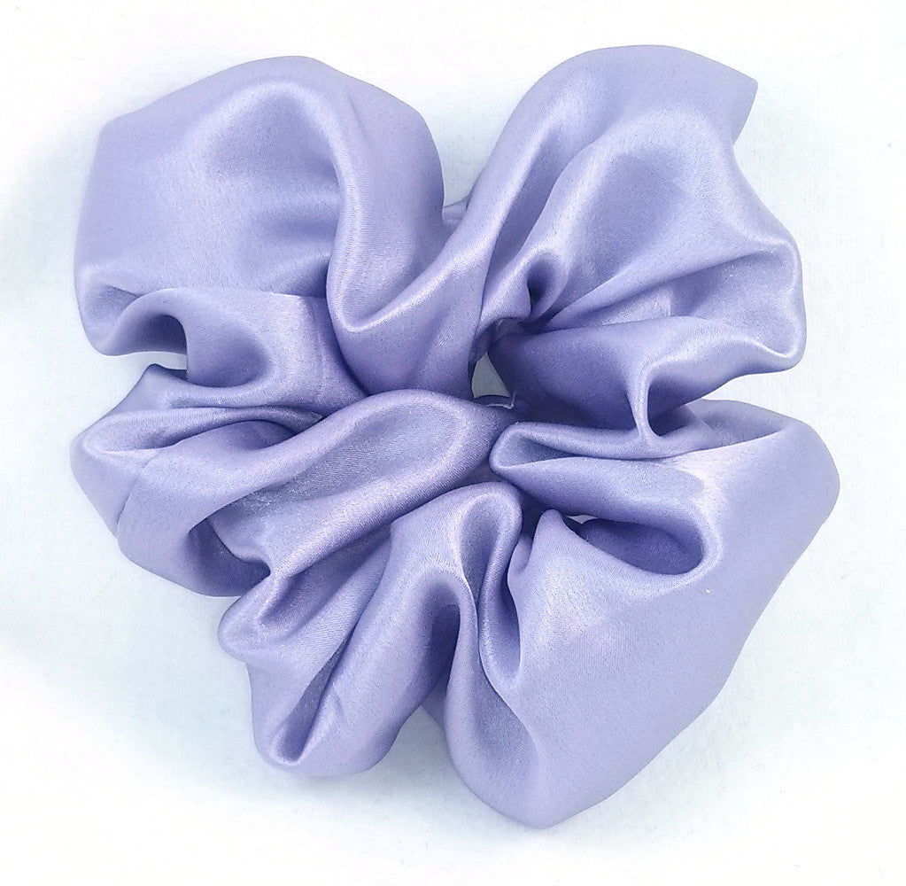 Lavender Silk Charmeuse Scrunchy - Regular