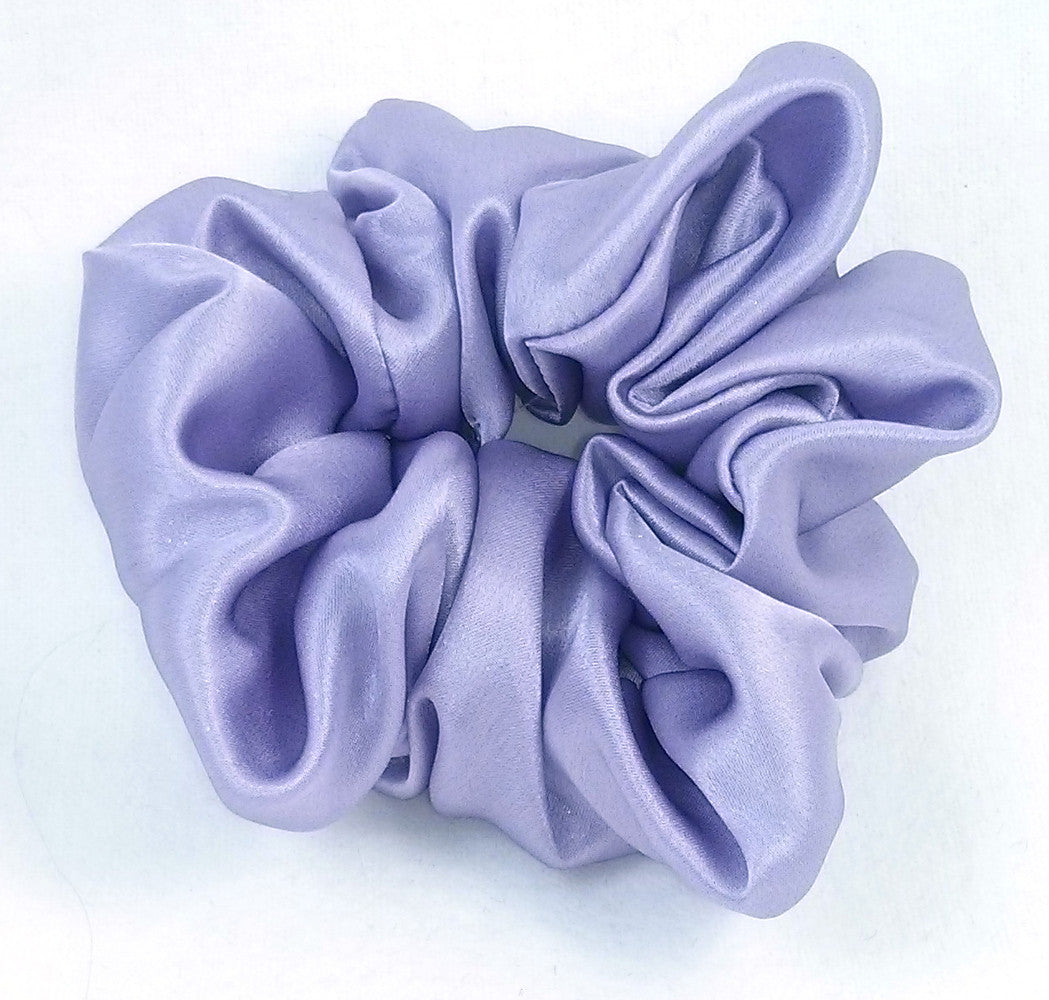 Lavender Silk Charmeuse Scrunchy - Small