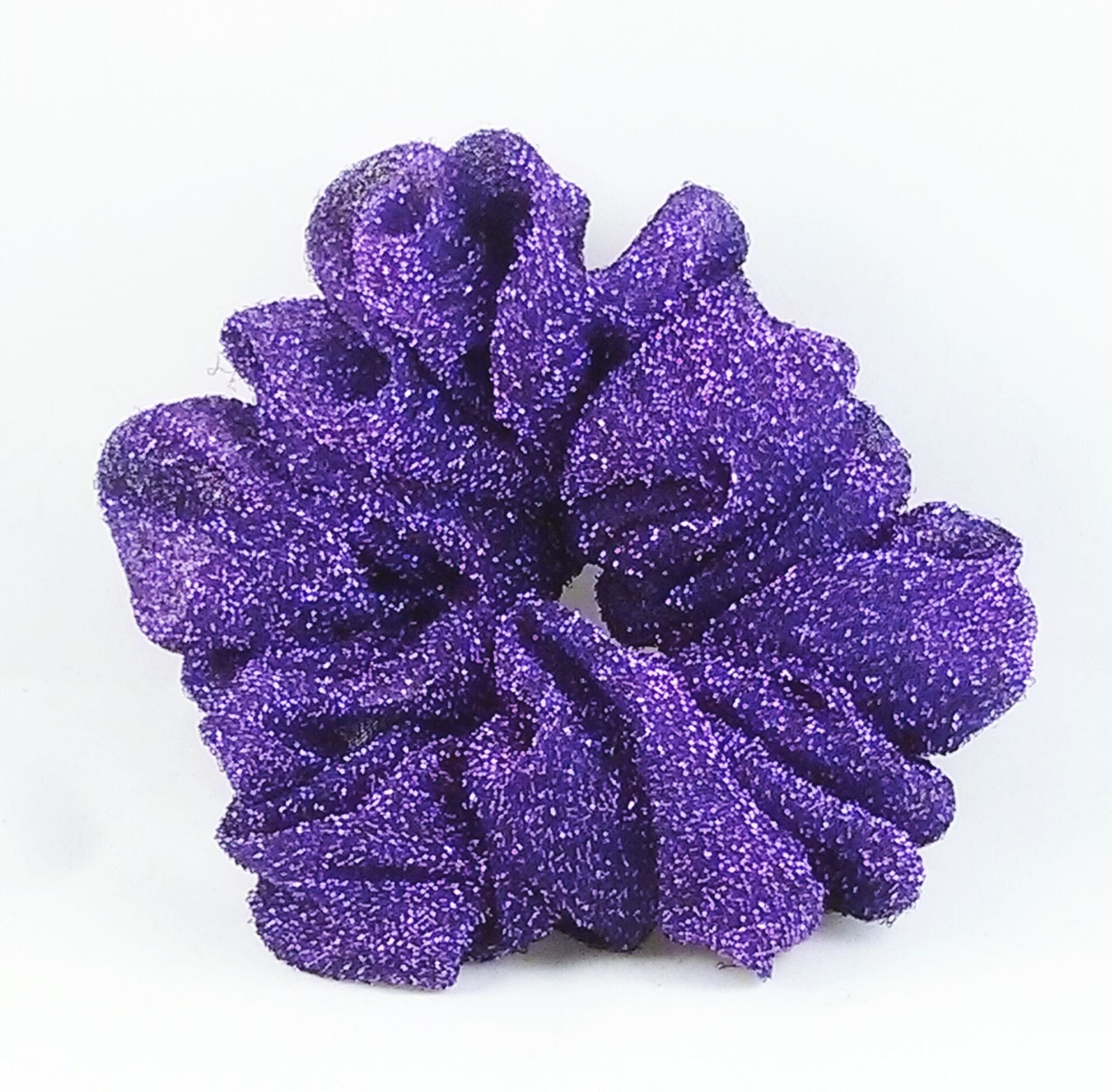 Purple Sparkly Scrunchy - Jumbo