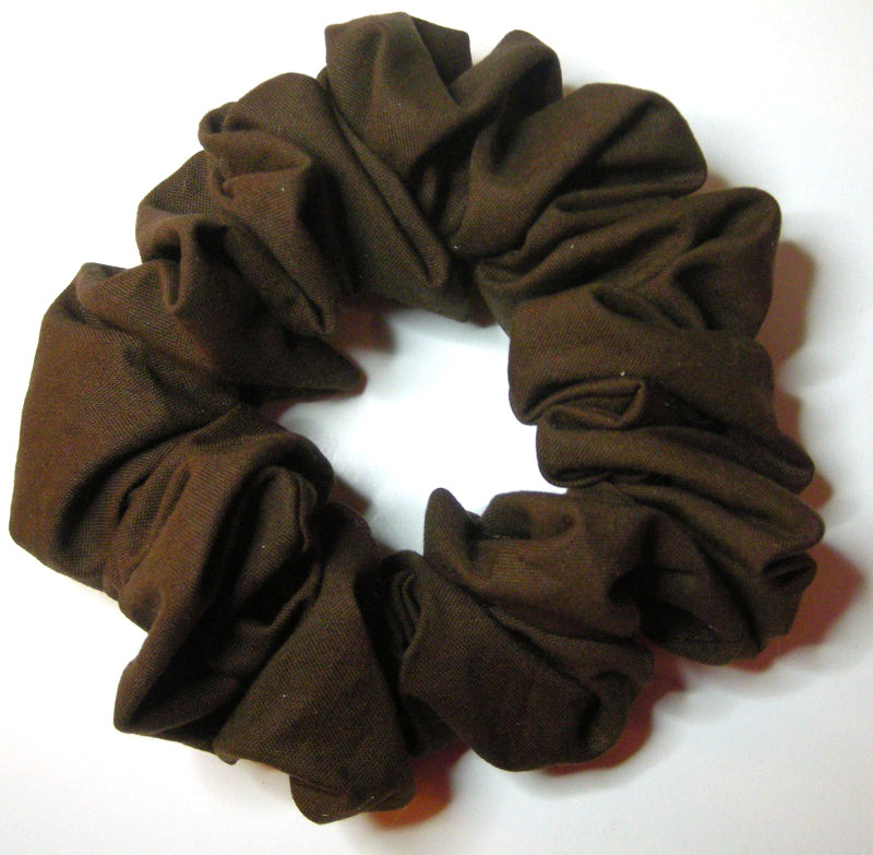 Brown Cotton Scrunchy - Full